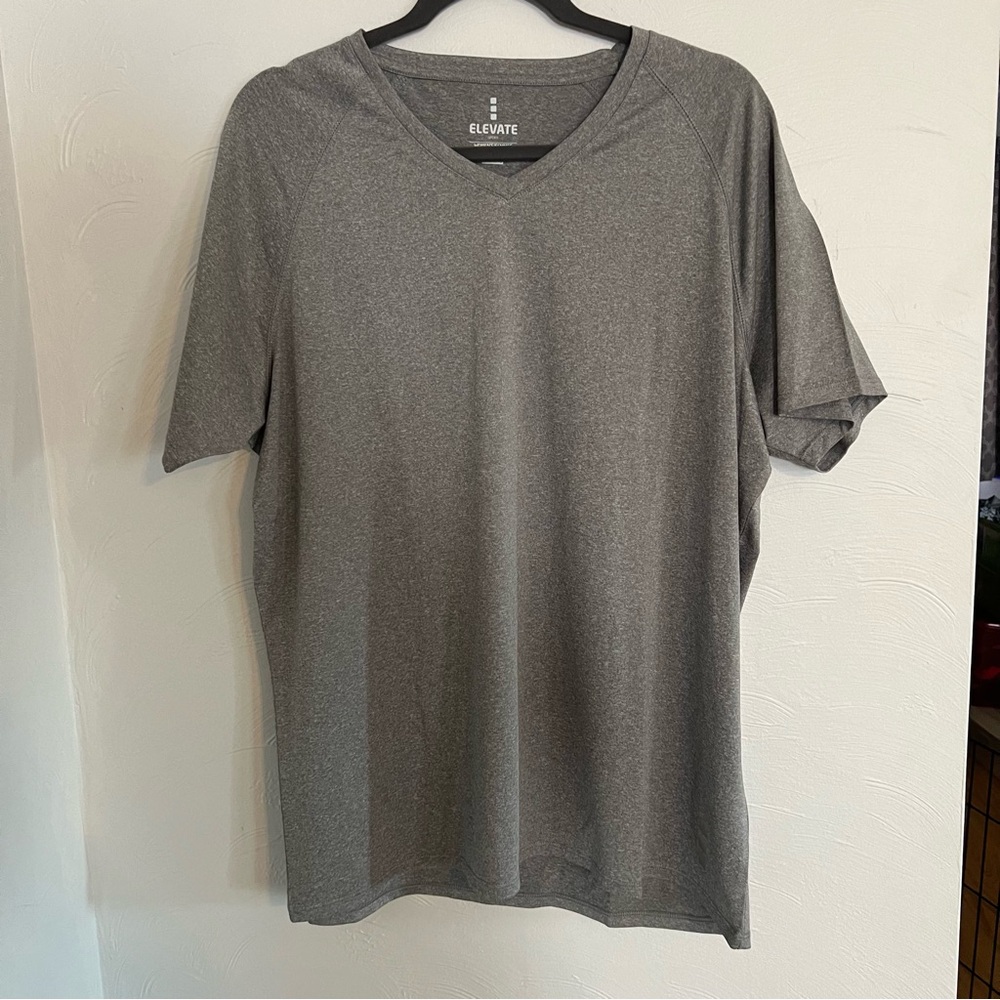 Heather Gray Moisture Wicking T-Shirt